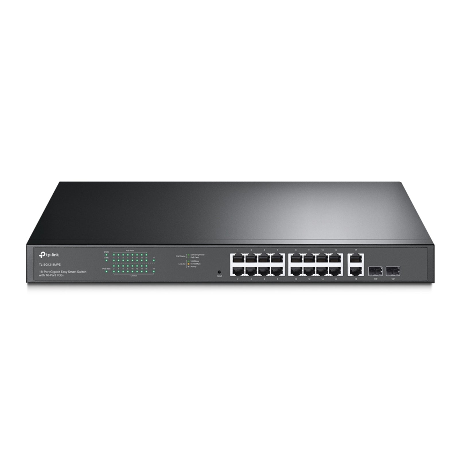 TP-Link TL-SG1218MPE 18-Port Gigabit PoE+ Switch 250W Metal TP-Link TL-SG1218MPE 18-Port Gigabit PoE+ Switch 250W Metal